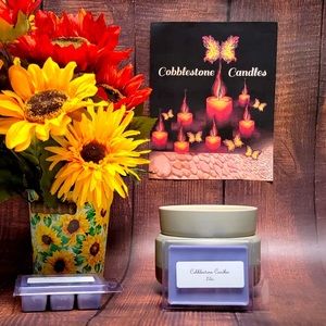 Lilac Soy Wax Melt home scent by Cobblestone Candles